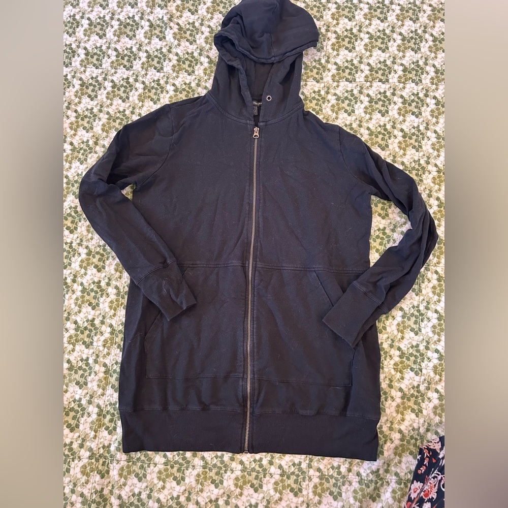 Zip up maternity hoodie